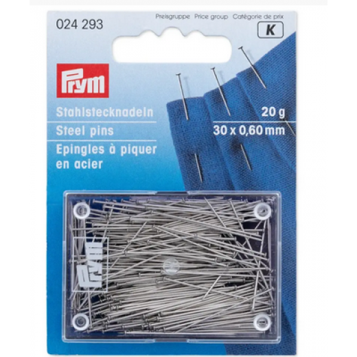 Stecknadeln Stahl silberfarbig - Prym