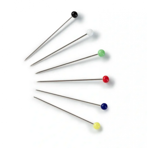 Stecknadeln Glaskopf bunt - Prym