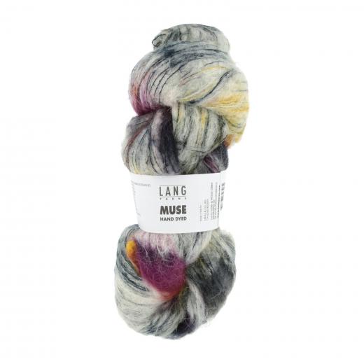 Muse Lang Yarns - gelb-schwarz-beere