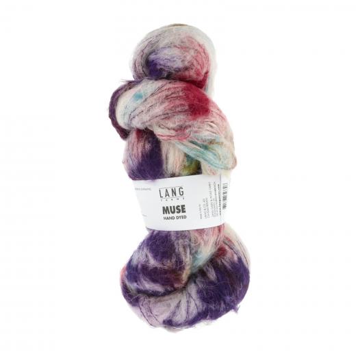 Muse Lang Yarns - violett-türkis-bordeaux