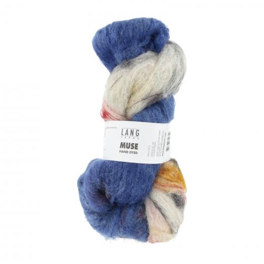 Muse Lang Yarns - blau bedruckt