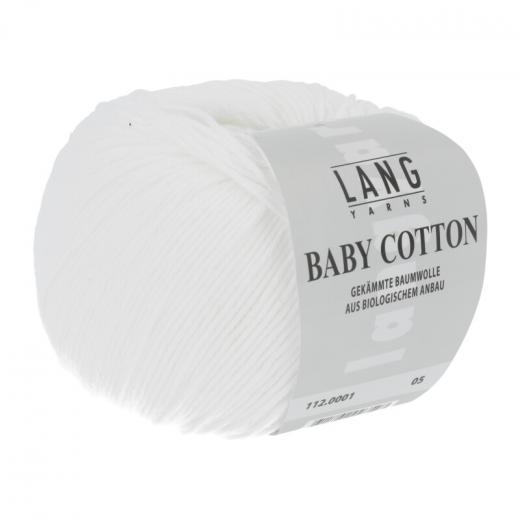 Baby Cotton Lang Yarns - weiß (0001)