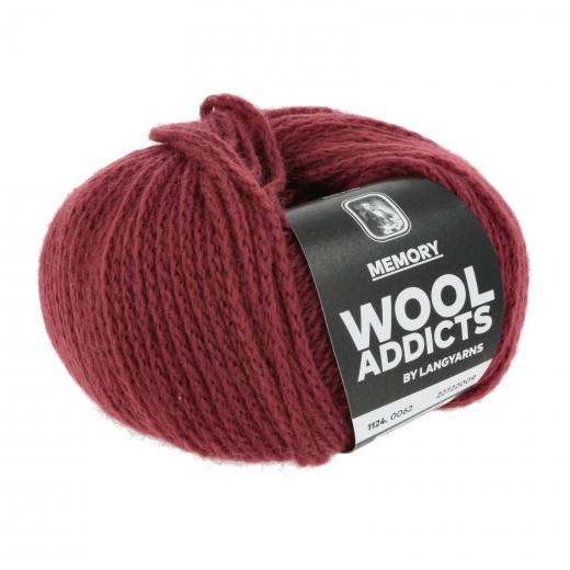 Wooladdicts Memory Lang Yarns - Burgundy