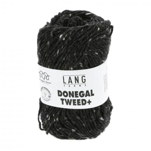 Donegal Tweed+ Lang Yarns - Anthrazit