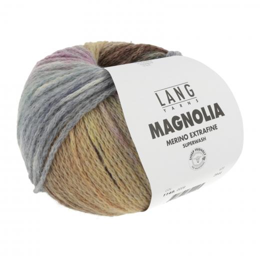 Magnolia Lang Yarns - cognac-jeans-petrol