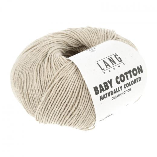 Baby Cotton Naturally Colored Lang Yarns - pale green (0006)