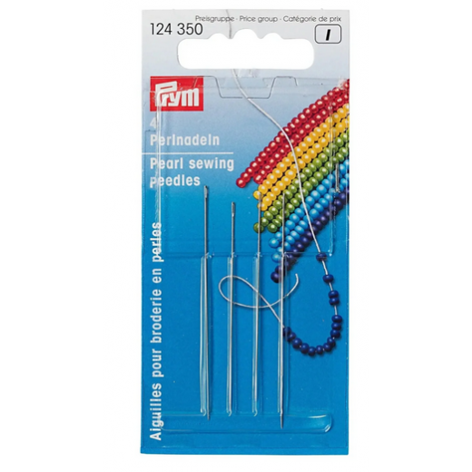 Perlnadeln silberfarbig - 4 Stück - Prym