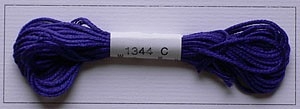 Soie dAlger Seidenstickgarn - Farbe 1344 blau violett