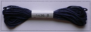 Soie dAlger Seidenstickgarn - Farbe 1436 blau