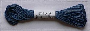 Soie dAlger Seidenstickgarn - Farbe 1715 blau