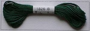 Soie dAlger Seidenstickgarn - Farbe 1826 grün