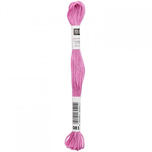 Rico Design Stickgarn (Sticktwist) - Farbe 81 magenta