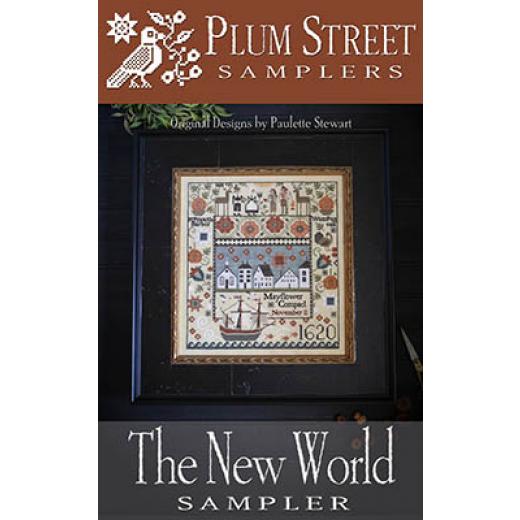 Stickvorlage Plum Street Samplers - New World Sampler