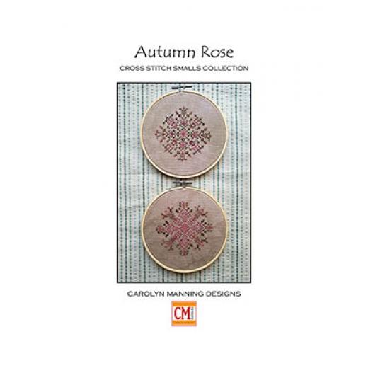 Stickvorlage CM Designs - Autumn Rose