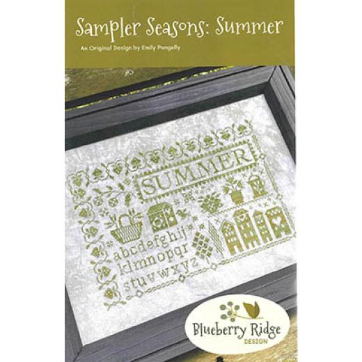 Stickvorlage Blueberry Ridge Designs - Sampler Seasons Summer