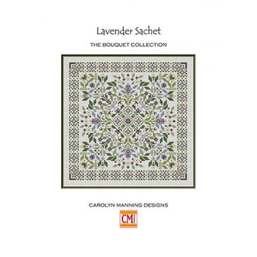 Stickvorlage CM Designs - Lavender Sachet