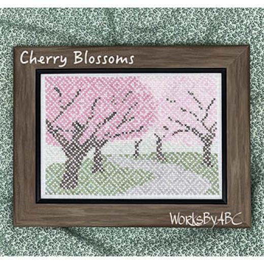 Stickvorlage Works by ABC - Cherry Blossoms