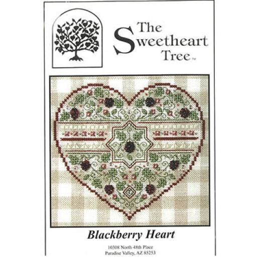 Stickvorlage The Sweetheart Tree - Blackberry Heart