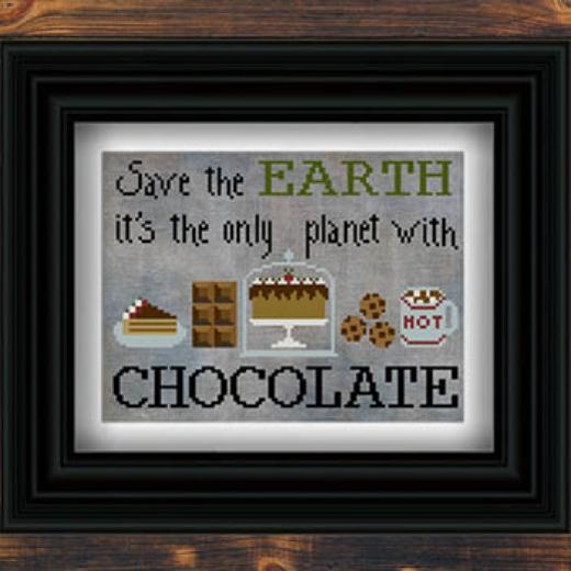 Stickvorlage Puntini Puntini - Chocolate - Save The Earth