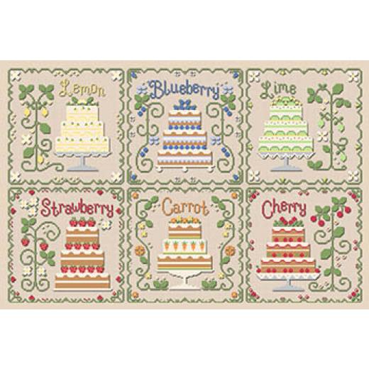 Stickvorlage Country Cottage Needleworks - Cottage Cakes