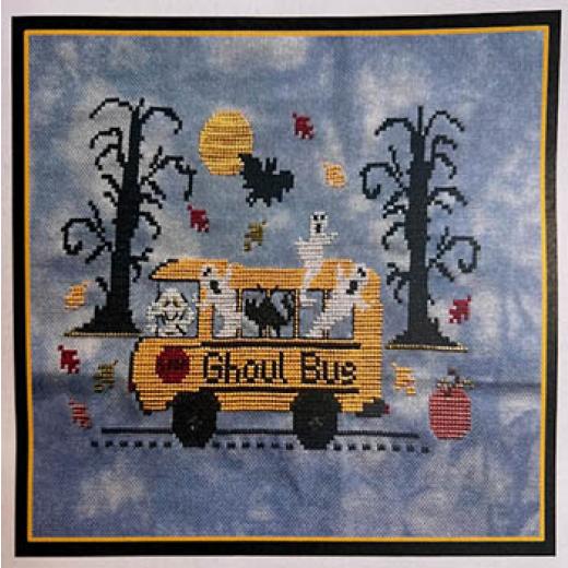 Stickvorlage Pickle Barrel Designs - Ghoul Bus