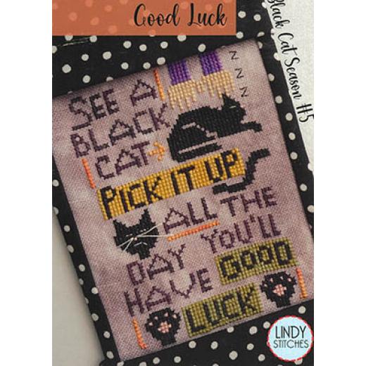 Stickvorlage Lindy Stitches - Good Luck - Black Cat Season 5