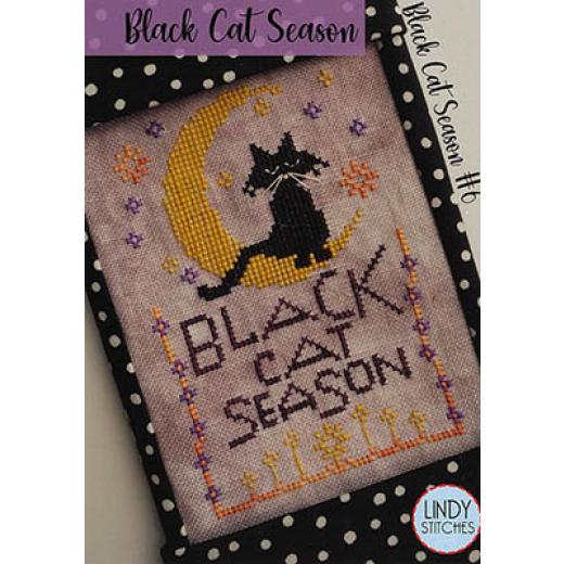 Stickvorlage Lindy Stitches - Black Cat Season - Black Cat Season 6