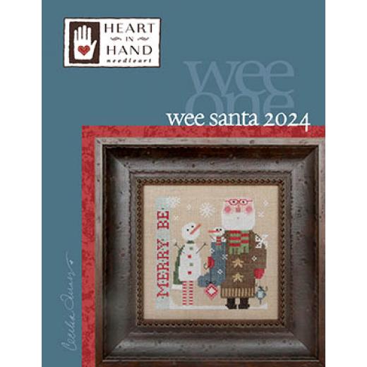 Stickvorlage Heart In Hand Needleart - Wee Santa 2024