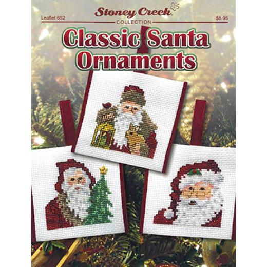 Stickvorlage Stoney Creek Collection - Classic Santa Ornaments