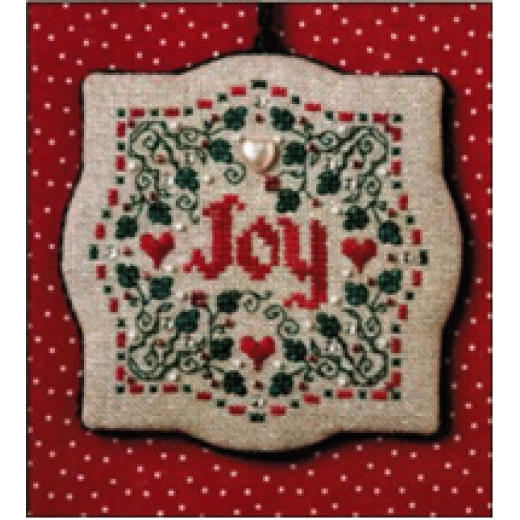 Stickvorlage The Sweetheart Tree - Joy Christmas Ornament (w/beads)