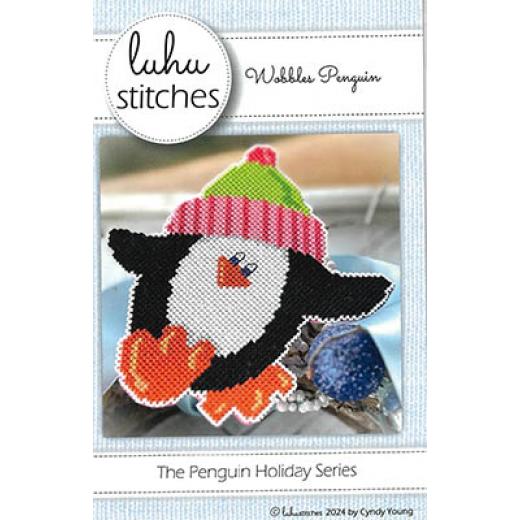 Stickvorlage Luhu Stitches - Wobbles Penguin