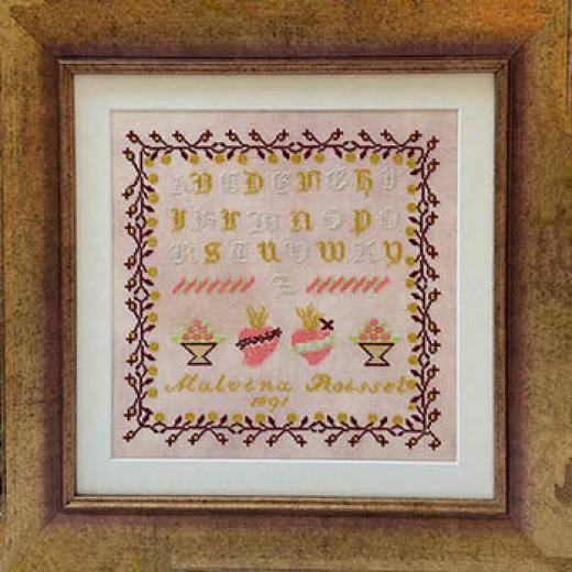 Stickvorlage SamBrie Stitches Designs - Malvina Roisset 1891