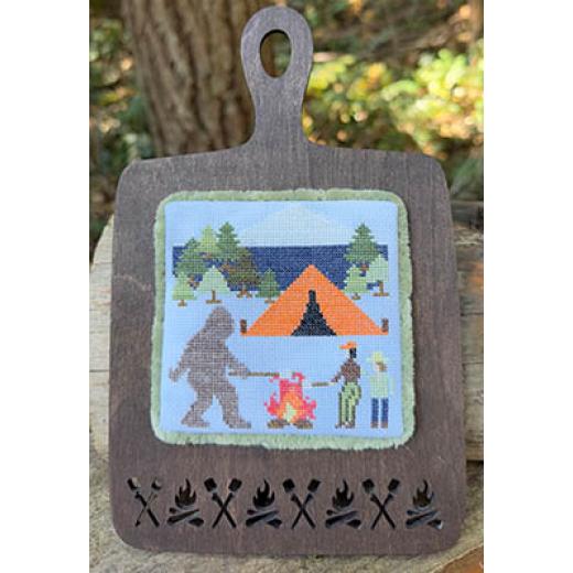 Stickvorlage SamBrie Stitches Designs - Camping Bigfoot