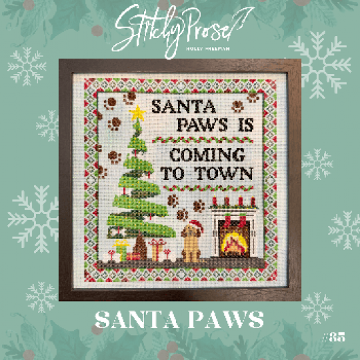 Stickvorlage Stitchy Prose - Santa Paws