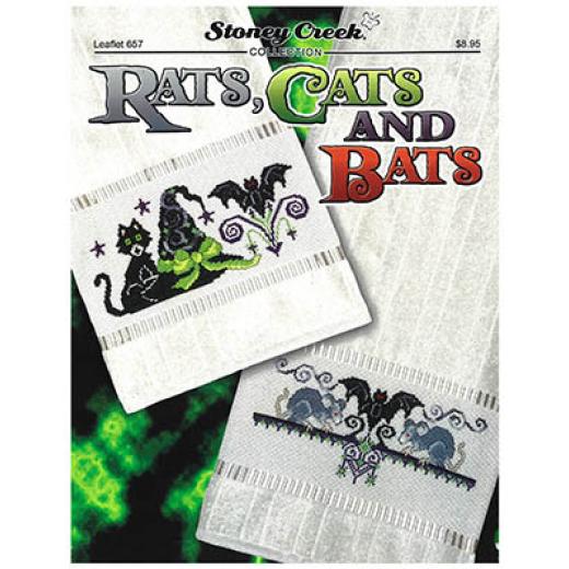 Stickvorlage Stoney Creek Collection - Rats Cats And Bats