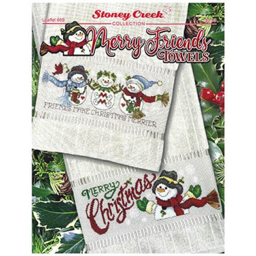 Stickvorlage Stoney Creek Collection - Merry Friends Towels