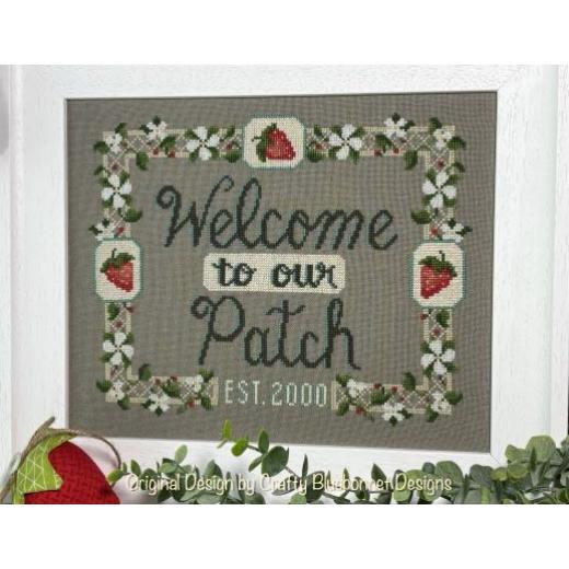 Stickvorlage Crafty Bluebonnet Designs - Welcome To Our Patch