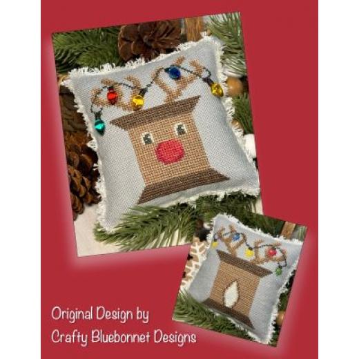 Stickvorlage Crafty Bluebonnet Designs - Rudolph Spool