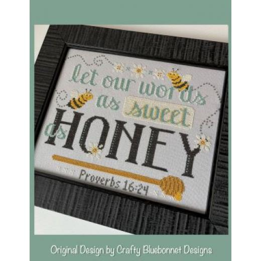 Stickvorlage Crafty Bluebonnet Designs - Sweet As Honey