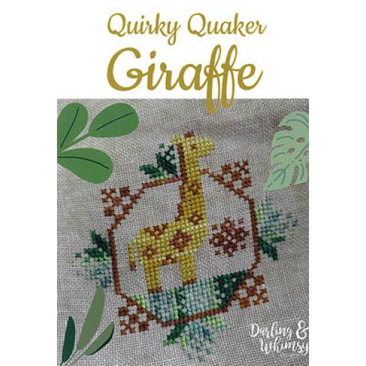 Stickvorlage Darling & Whimsy Designs - Quirky Quaker Giraffe