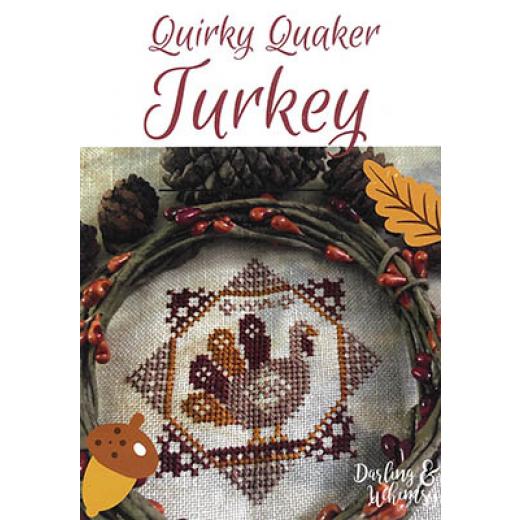 Stickvorlage Darling & Whimsy Designs - Quirky Quaker Turkey