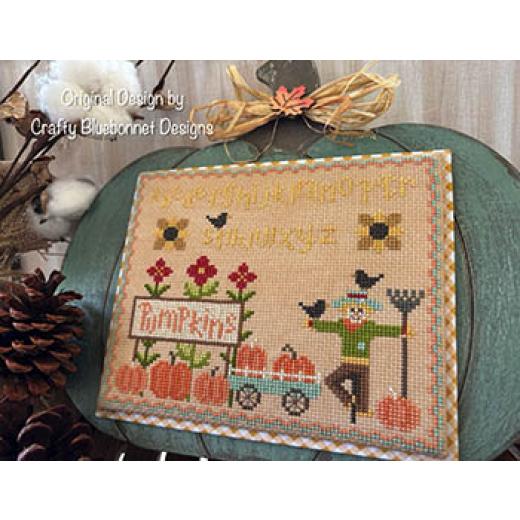 Stickvorlage Crafty Bluebonnet Designs - Pumpkin Patch