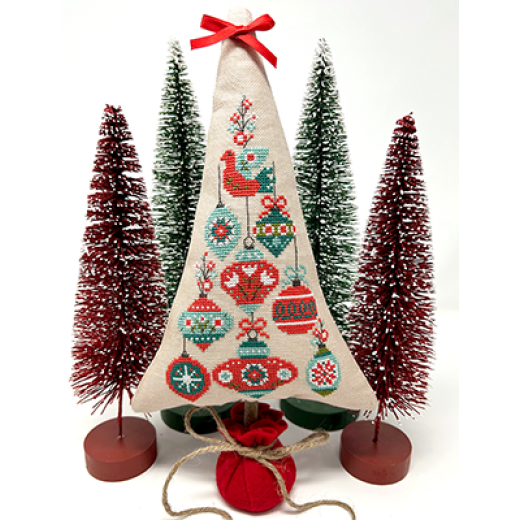 Stickvorlage Tiny Modernist Inc - Nordic Ornament Tree