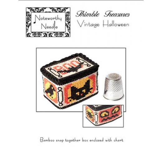 Stickvorlage Noteworthy Needle - Vintage Halloween Box