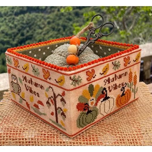 Stickvorlage Mani Di Donna - Autumn Vibes Sewing Basket