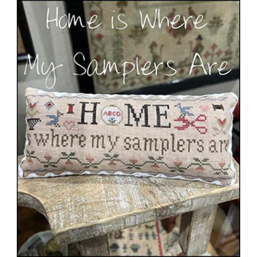 Stickvorlage The Scarlett House - Home Is Where My Sampler Are