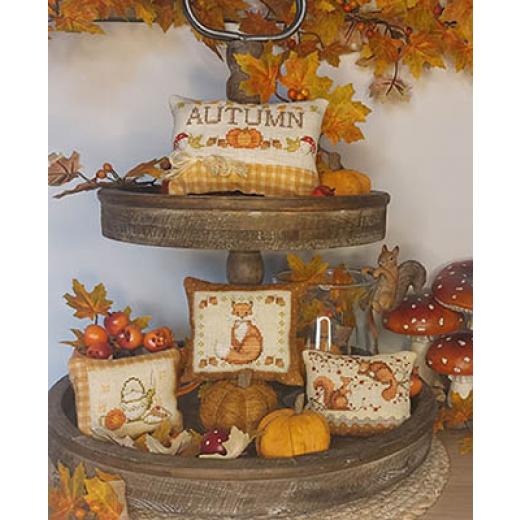 Stickvorlage Serenita Di Campagna - Autumn Set Cuscinetti