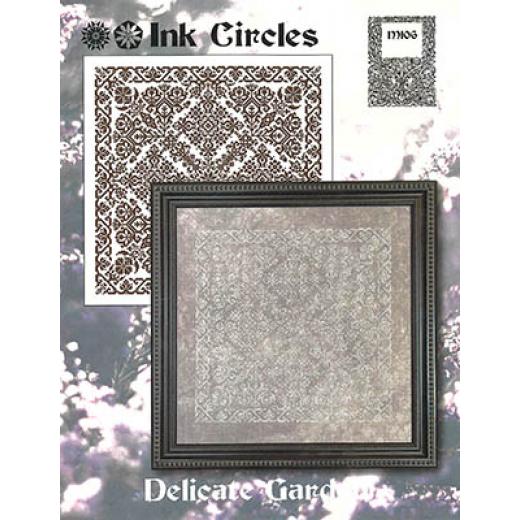 Stickvorlage Ink Circles - Delicate Garden