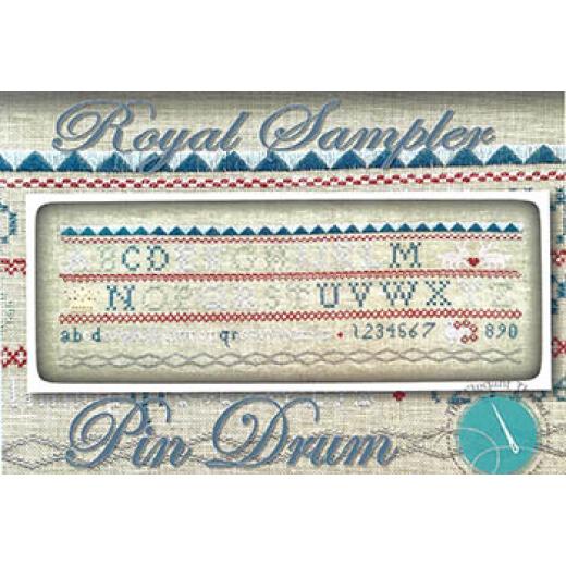 Stickvorlage Elegant Thread - Royal Sampler Pin Drum