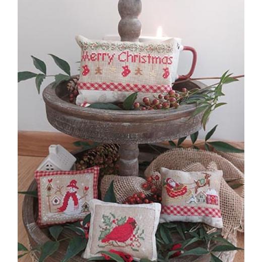 Stickvorlage Serenita Di Campagna - Merry Christmas Set Cuscinetti